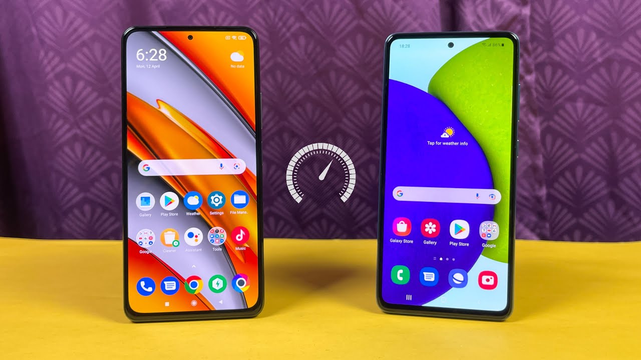 Poco F3 vs Samsung Galaxy A52 (8GB) - Speed Test & Comparison! (Snapdragon 870 vs 720G)!