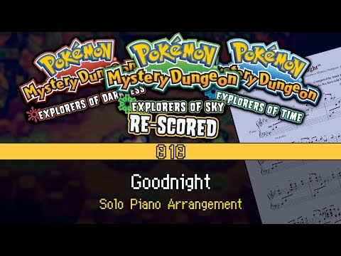 [010] PMD: EoT/D/S - Goodnight (Piano Sheet Music)