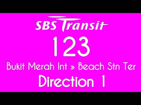 SBS Transit | Hyperlapse | Trunk 123 Direction 1