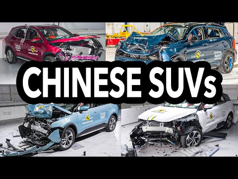CHINESE SUVs Crash Test | REALLY SAFE? | Nio ES8 - Aiways U5 - Lynk&Co 01 - MG HS