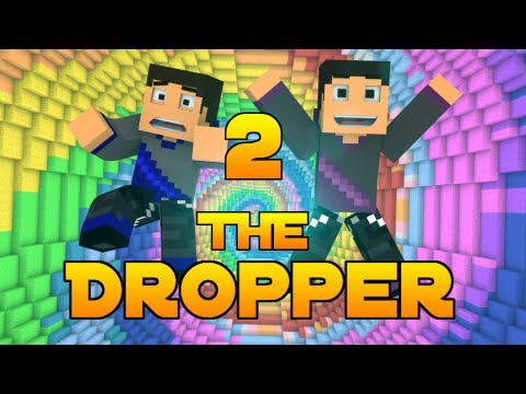 Minecraft: The Dropper 2! w/ Max & Jordan - Episode 2 - Flyin' Through!