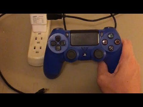 How to charge your PS4 controller without plugging it up to your PS4 system.