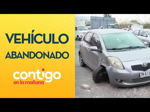 "EN ESTADO DE EBRIEDAD": Auto chocado fue abandonado en plena calle - Contigo en la Mañana