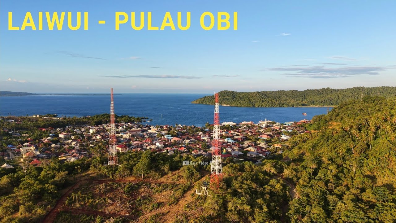 Video Drone Laiwui Jikotamo Pulau Obi Maluku Utara 2026