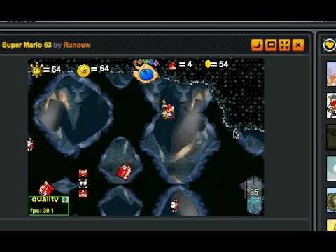 a hard to find star coin in super mario 63.