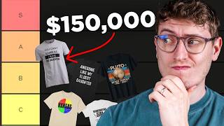 Successful Seller Ranks the Most Sold T-Shirts Designs!