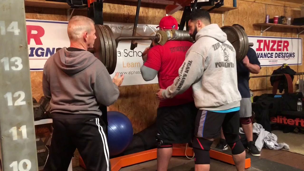 Brian Carroll fast squats & fast pulls