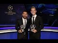MESSI & DE JONG'S REACTIONS | Champions League awards and draw