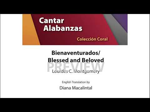Bienaventurados/Blessed and Beloved – Lourdes C. Montgomery [Sheet Music]