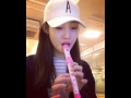 Yum Yum Produce101 I O I Chaeyoung MBK Instgram Movie