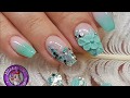 Apple Shine is Back! Acrylic Nails, Salon Redesign, Green, Glitter Fades, Stamping & 3d Flowers Apple Shine is Back! Acrylic Nails, Salon Redesign, Green, Glitter Fades, Stamping & 3d Flowers