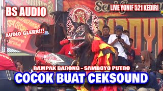 Download lagu BS AUDIO | Rampak Barong Jaranan SAMBOYO PUTRO Live Yonif 521 Kediri 2024 mp3