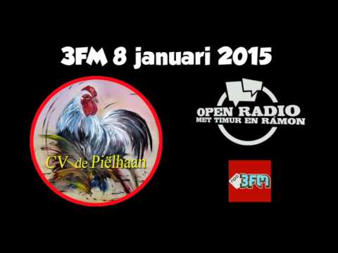 Prins cv Piëlhaan Bernie I op 3FM 8 januari 2015