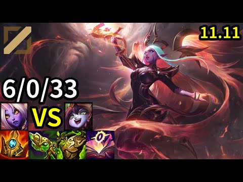 Soraka Mid vs Lulu - KR Grandmaster  | Patch 11.11
