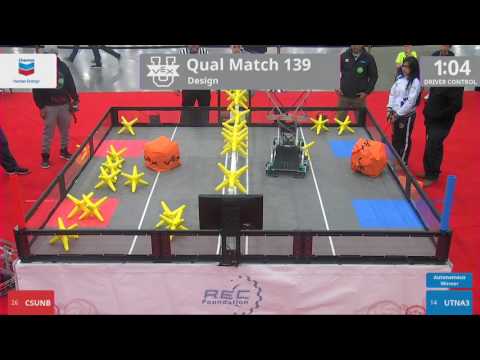 2017 VEXU Design Q139 - CSUNB vs UTNA3 - 21 to 36