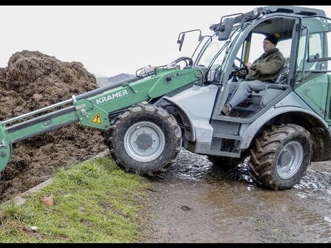 Kramer «KL30.8T» telescopic wheel loader: From the construction site to the yard