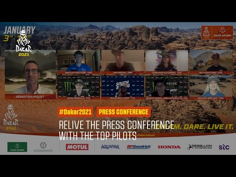 #Dakar2021 - Relive the Press conference of the Dakar 2021 with the Top Pilots!