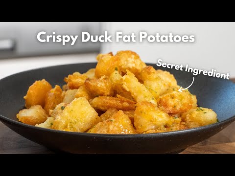 Crispy Duck Fat Roast Potatoes | The Perfect Christmas Side