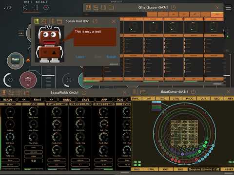 GlitchScaper, BeatCutter, SpaceFields, AUM jam [0323]