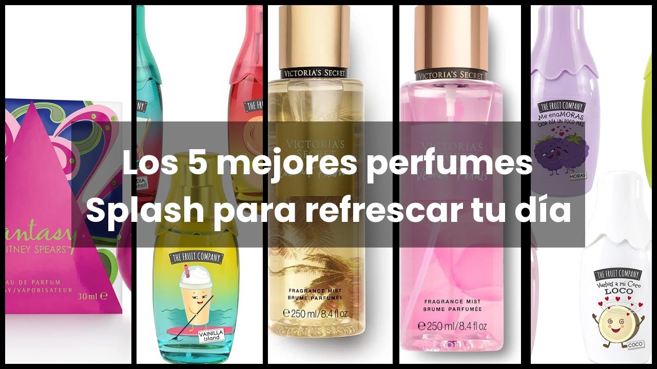 Perfume splash: Los 5 mejores perfumes Splash para refrescar tu día 1️⃣