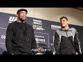 YOEL ROMERO AND PAULO COSTA SIZE EACH OTHER UP; COME FACE TO FACE AT UFC 241 FINAL PRESS CONFERENCE