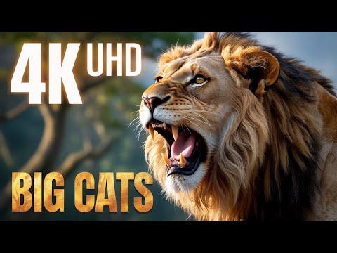 The Beauty of Big Cats | 4K Ultra HD Wildlife Video