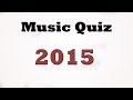 Music Quiz - Music Hits 2015 