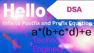Infix Into Postfix And Prefix In DSA In Hindi | University Important questions