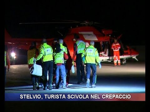 Stelvio, turista scivola nel crepaccio
