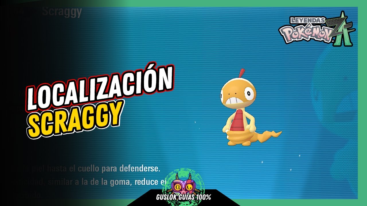 UBICACIÓN de SCRAGGY | GUÍA 100% | 💯Leyendas Pokemon: Z-A🏆 UBICACIÓN de SCRAGGY | GUÍA 100% | 💯Leyendas Pokemon: Z-A🏆