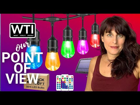 Mlambert RGB Solar String Lights - WTI product video review
