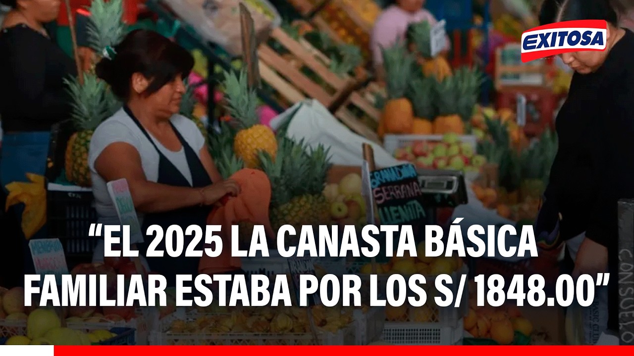 🔴🔵 Canasta básica familiar no se puede costear con el salario mínimo en el Perú, indica Guerrero