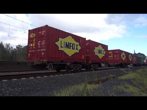 G516 and 6042 with Aurizon 4152 - 4/2/18