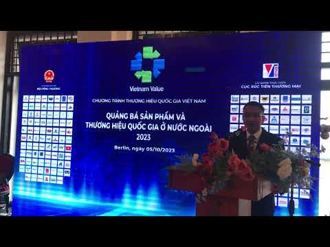 Phát biểu của ông Chu Tuấn Đức, Phó Đại sứ tại GT Thương hiệu QG Việt Nam