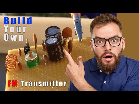 FM Transmitter How To Build Circuit DIY Homemade. Long range home made transmitter radio station.
