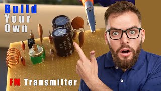 FM Transmitter How To Build Circuit DIY Homemade. Long range home made transmitter radio station.