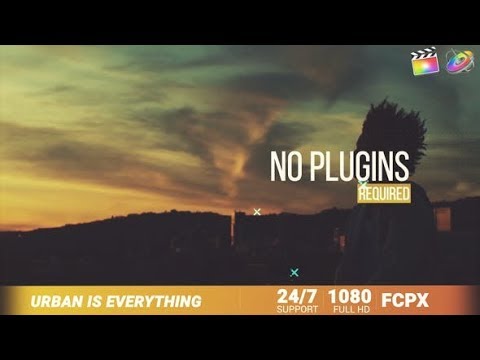 Apple Motion Template: Urban Is Everything + Free Font Download