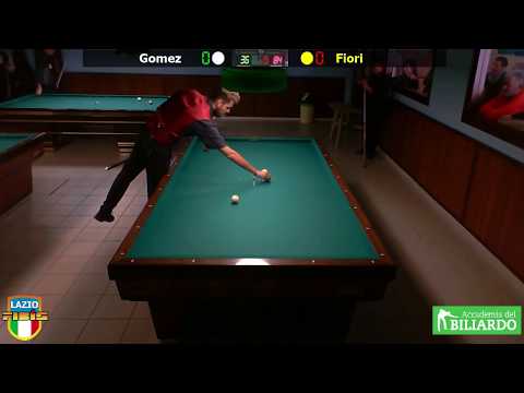 Fiori vs Gomez - Gara Libera Territoriale Open Accademia del Biliardo Terni Settembre 2018
