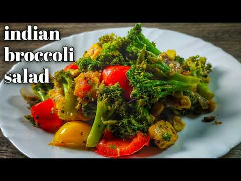 indian broccoli salad sauteed style | broccoli salad toss and stir fried indian style recipe