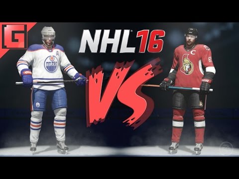 NHL 16 - Edmonton Oilers VS. Ottawa Senators - Full Match - Ps4 Gameplay