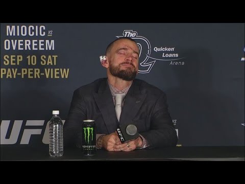 Emotional CM Punk tears up after UFC 203 loss