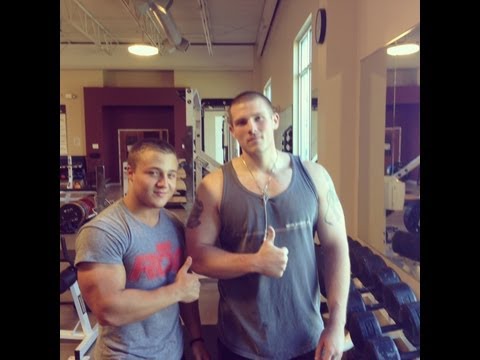 Bodybuilding Push Workout - Kyle Hunt and Tom Nybeck Talkin Shit