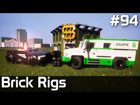 Brick Rigs PL [#94] Napad na BANK! Złap mnie! /z Skie