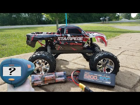 Traxxas Stampede xl-5 2wd Top Speed, Nimh vs 2s Lipo Speed Test, How fast is the Stampede?