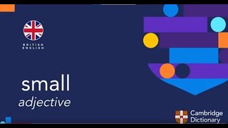 How to pronounce small adjective | British English and American Englis