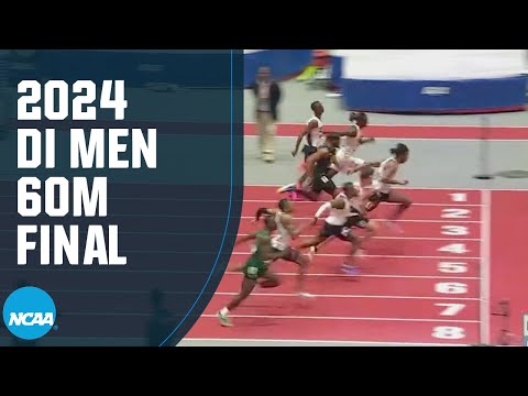 Men's 60m final - 2024 NCAA indoor track and field championships