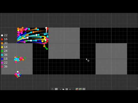 The Shutter Crush 5 in Algodoo (Counter Added) #Shorts