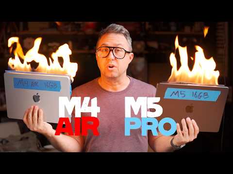 M4 Air vs M5 Macbook Pro (with secret embedded vlog#1)