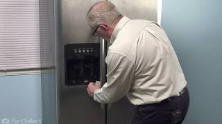 Frigidaire Refrigerator Repair - How to Replace the Ice Chute Door (Frigidaire # 241688401)