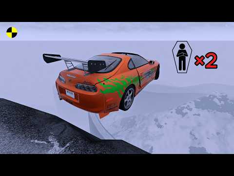 Realistic High-Speed Car Crashes in BeamNG.drive #128 | Ultra Detailed Crash Compilation
